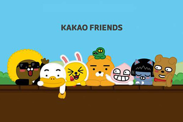 目前Kakao Friends共有 8 個角色。(圖／Kakao Friends)