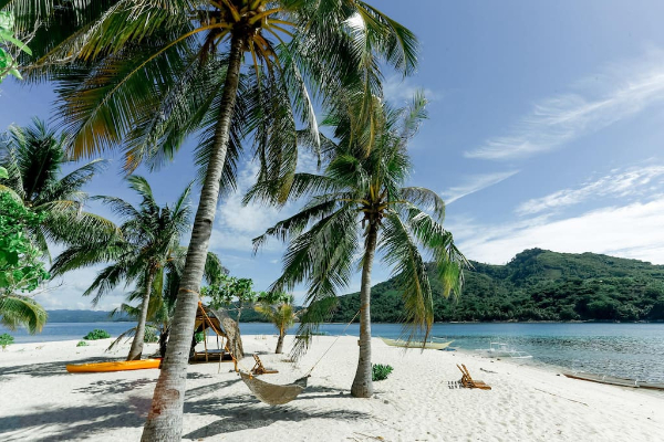 獨享私人沙灘，整座島都是你的。 (圖／Brother Island EI Nido_Airbnb，以下同)