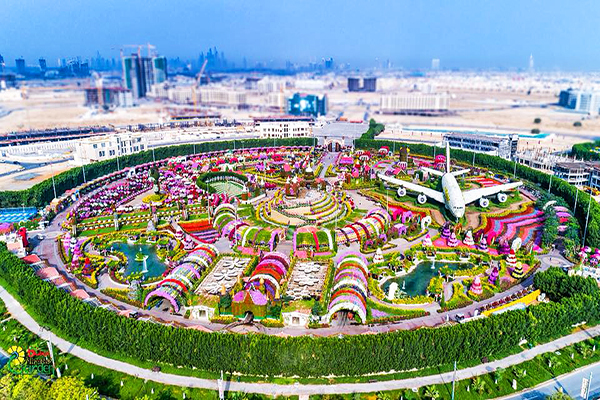 杜拜，奇蹟花園。  (圖／Dubai Miracle Garden)