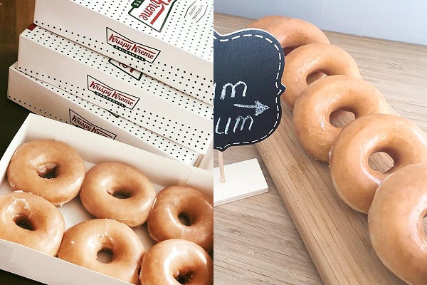 Krispy Kreme熱銷經典「原味糖霜甜甜圈」。(圖/Krispy Kreme)