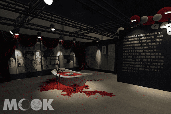 金田一大展以立體裝置藝術的形式呈現不同故事的命案現場。（圖／金田一少年事件簿探偵大展）