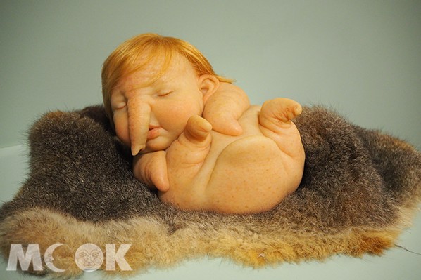 雕塑界的生物學家Patricia-Piccinini，透過作品探討生命本身的價值意義、倫理和道德的習題。(圖／MOOK景點家Asami)