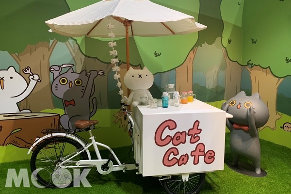 可愛爆棚的貓式主題咖啡廳。