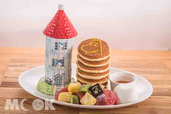 Moomin House鬆餅。
