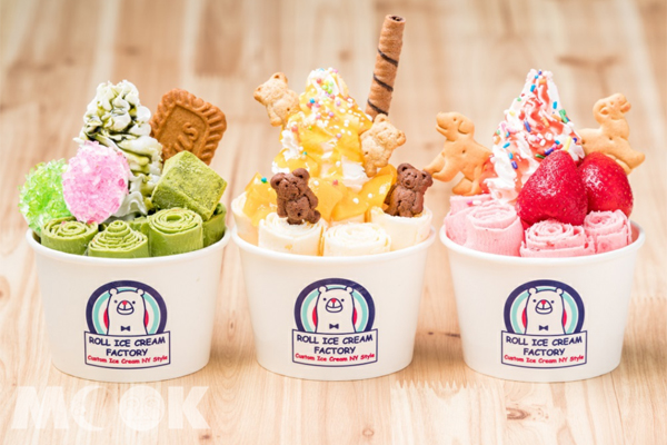 「Roll Ice Cream Factory」登陸台灣成為海外1號店。(圖／Roll Ice Cream Factory，以下同)