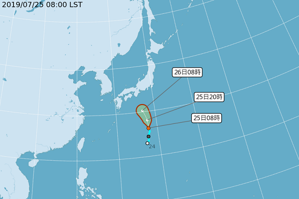 百合颱風最快今生成為第六號颱風。（圖／氣象局）