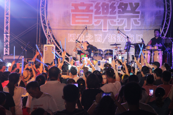 2018年的台西海口音樂祭，熱靠現場。 (圖／台西海口音樂祭)