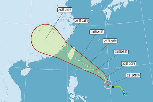 白鹿颱風直撲台灣！恐成穿心颱最快明發海警