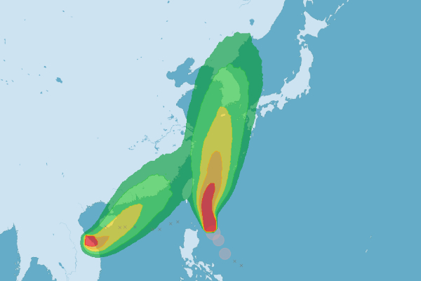 受13號颱風玲玲外圍環流影響，其海面最大陣風達12級，須嚴加戒備。
