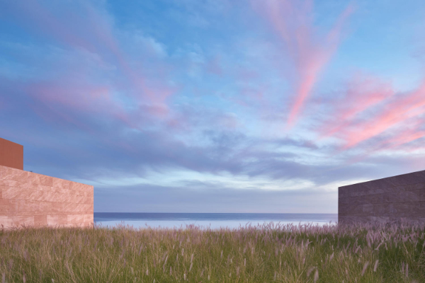 超夢幻的酒店一角。 (圖／洛斯卡沃斯海灘萬豪酒店，以下同)