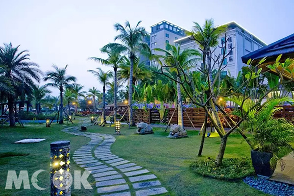 旅人可以考慮台南桂田酒店，全家度過一個動口不動手的中秋節。