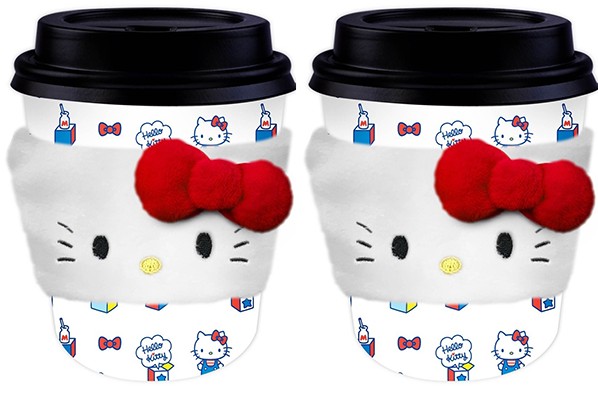 Hello Kitty杯套只要10元！45週年環保商品愛生活