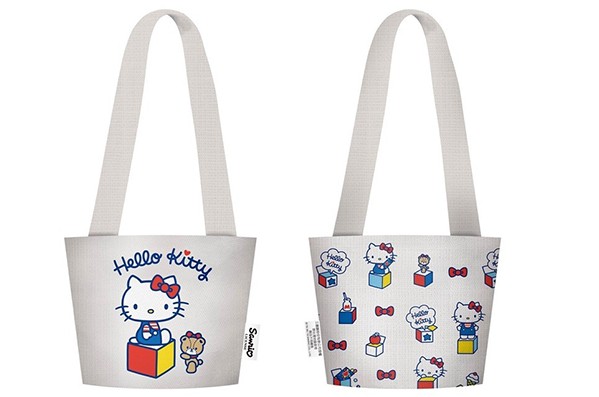 Hello Kitty杯子環保提袋。(圖／全家超商)