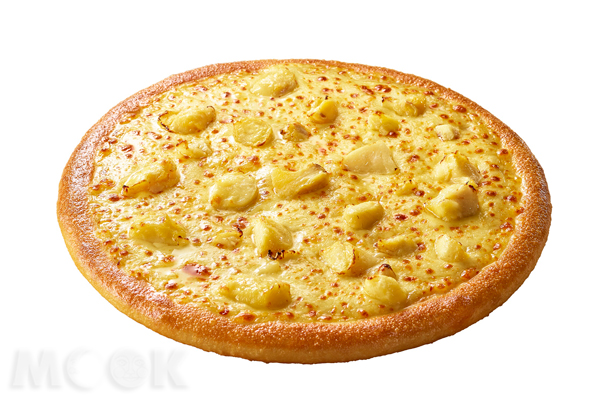 「黃金榴槤比薩」，單點1個大比薩NT$499元。