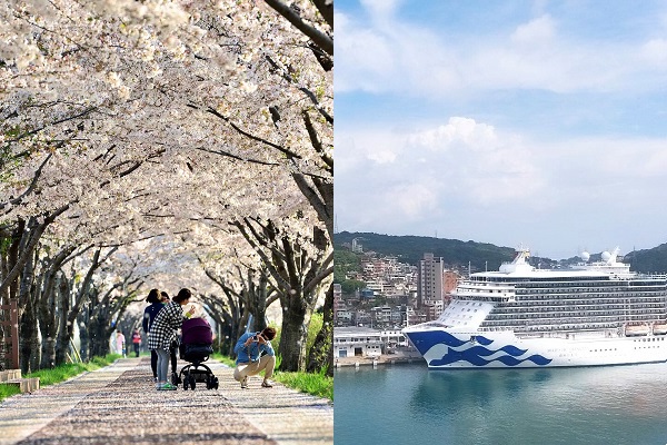 長崎最著名的櫻花名所大村公園超過2,000株櫻花粉染遍野。（圖／日韓觀光公社，以下同）