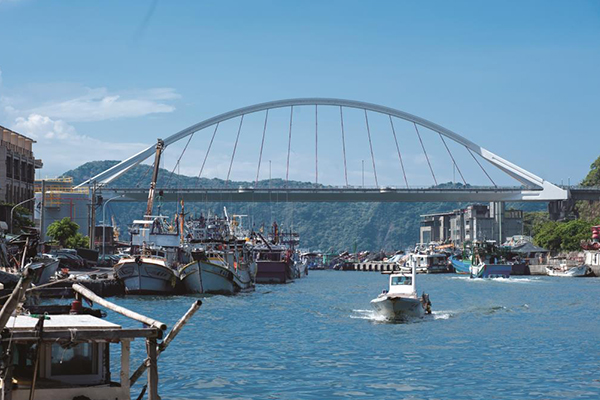 南方澳跨海大橋的原貌。 (圖／蘇澳鎮公所)