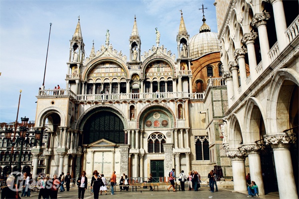 義大利威尼斯聖馬可大教堂。（圖／MOOK）