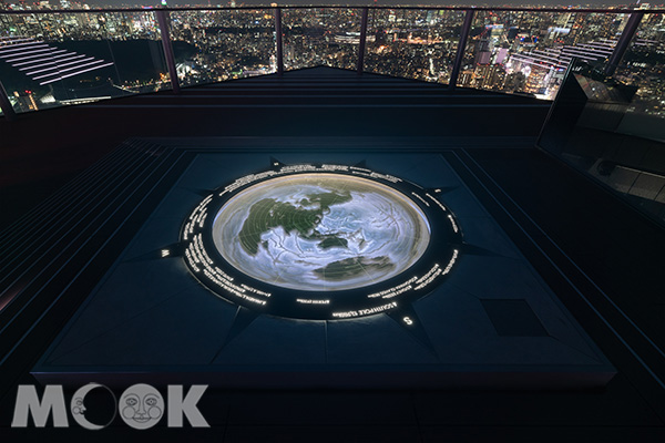 「GEO COMPASS」從澀谷展望台的最高點一覽360度全景，並想像在這之前所擴展的地球。