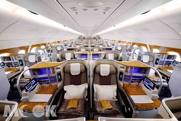 阿聯酋航空商務艙旅客可享平躺式睡床