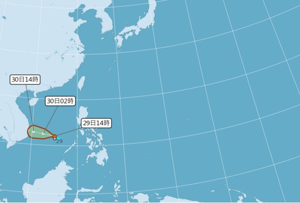 22號颱風最快29晚生成   溫度降有雨溫差大