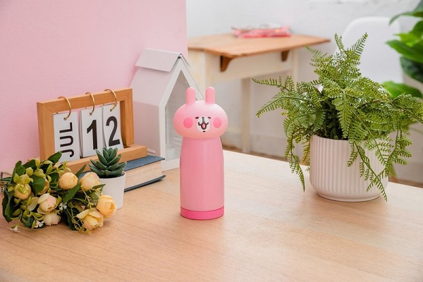 卡娜赫拉的小動物粉紅兔兔保溫杯