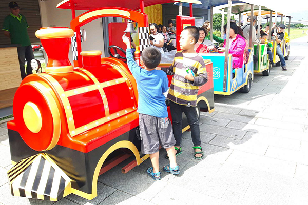 新北大都會公園推出小火車遊河濱（圖／新北市政府，下同）