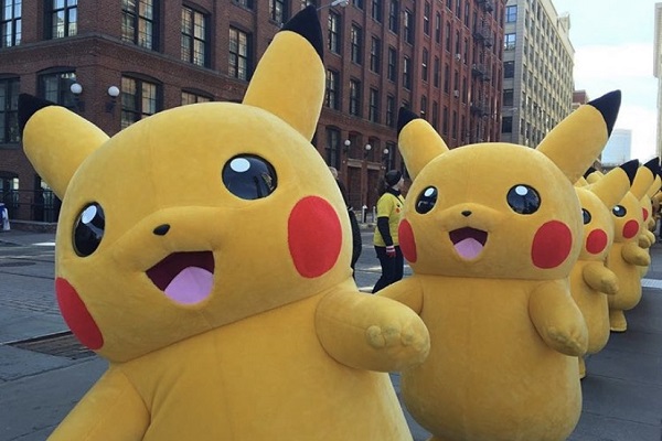 為了慶祝寶可夢新遊戲上市，寶可夢於台北信義推出「Pokémon MAX」遊行活動。（圖／Pokémon，以下同）