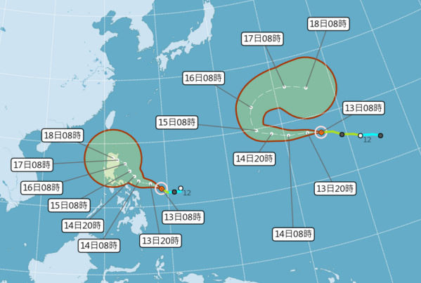 又有颱風生成！雙颱、東北季風影響留意早晚溫差