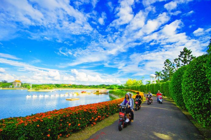 虎頭埤風景區。 (圖／台南市政府)