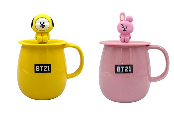 BT21宇宙明星集點來了！七大超萌馬克杯保溫杯