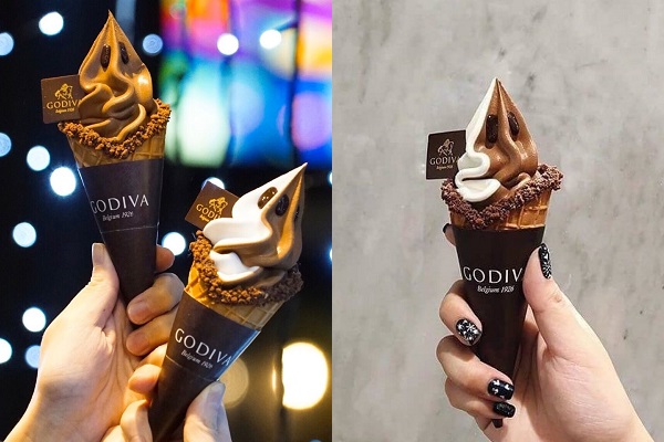 GODIVA推出巧克力霜淇淋買一送一優惠。（圖／GODIVA，下同）