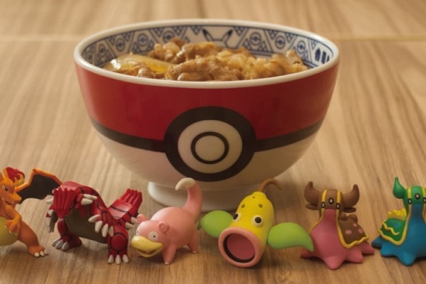 日本吉野家與寶可夢合作，推出期間限定寶可夢丼飯。（圖／2019 Pokemon，以下同）