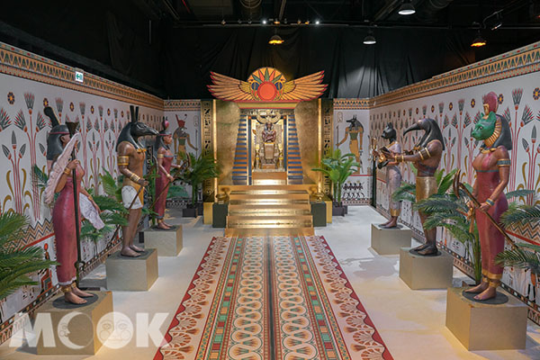 法老的神秘宮殿。