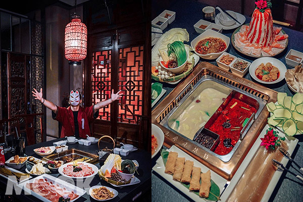 古色古香的用餐環境，吃著地道巴蜀麻辣火鍋，彷彿穿越古都重慶。 (圖／chinling_kuo、duddy10759)