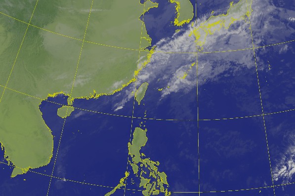 12月30日衛星雲圖。 (圖／中央氣象局)