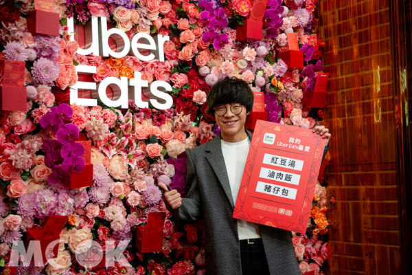 盧廣仲是Uber Eats的代言人，平日三餐常仰賴Uber Eats送餐。（圖／Uber Eats)