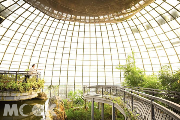 宛如台版新加坡濱海灣花園般的夢幻溫室。 (圖／look1221)