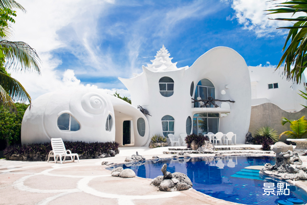 2013 年：墨西哥穆赫雷斯島海濱貝殼小窩 (The World Famous Seashell House)