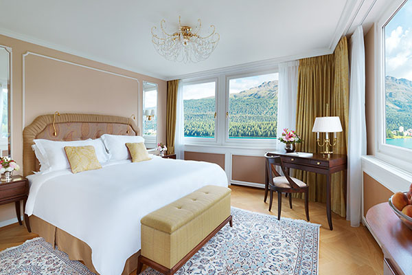 客房。（圖/ Badrutt’s Palace Hotel)