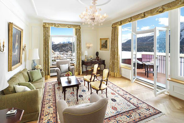 Badrutt’s Palace Hotel套房。（圖/ Badrutt’s Palace Hotel)