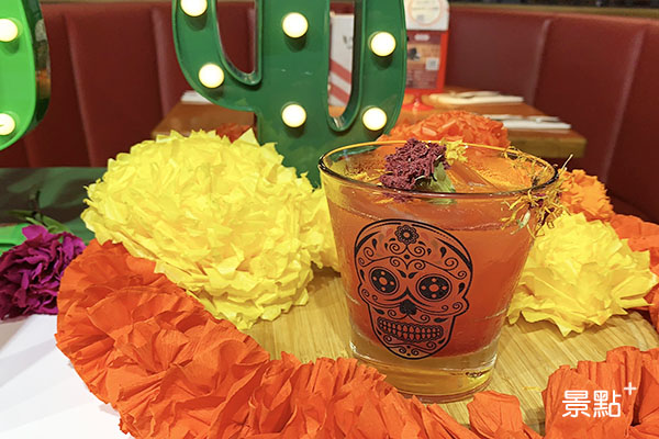 以墨西哥亡靈節發想的「血之花夜總會」。(圖/景點家張盈盈)