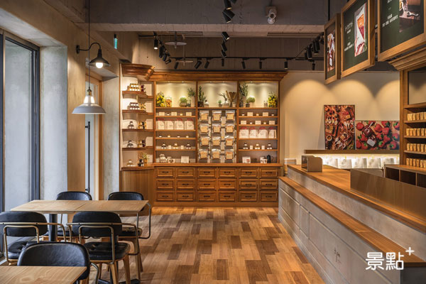 嵜SAKImoto Bakery台灣旗艦店的店裝潢呈現質感風格。(圖／嵜SAKImoto Bakery)