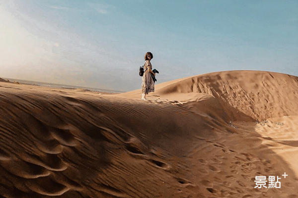 宛如撒哈拉沙漠般的頂頭額沙洲。 (圖／cc_zi_rong)