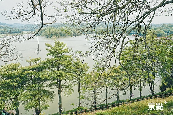 江南渡假村「尖山」美景，遠眺青山綠水，心情自然開闊逍遙。(圖／景點家廖維仁)