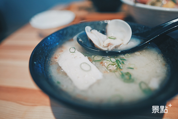 蛤蠣味噌湯。
