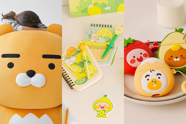 KAKAO FRIENDS生活週記快閃店展出超過800款官方商品。(圖／Kakaofriends_taiwan，以下同)