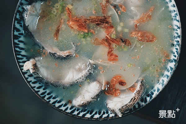 石斑蛤蜊粥。