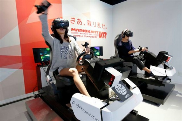9樓則有與日本NAMCO合作、引進日本第一VR主題樂園。 (圖／Read to VR)