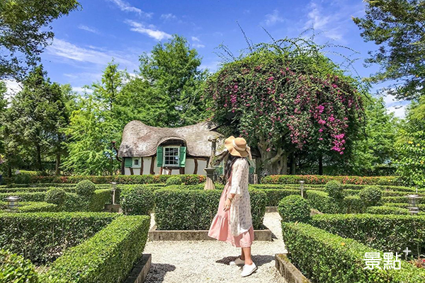 歐風童話建築小屋！花園風療癒好拍咖啡館