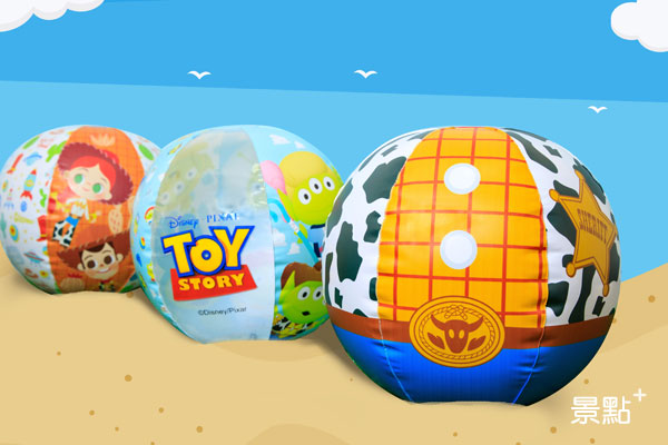 玩具總動員系列限定海灘球。(圖／WeTrust)